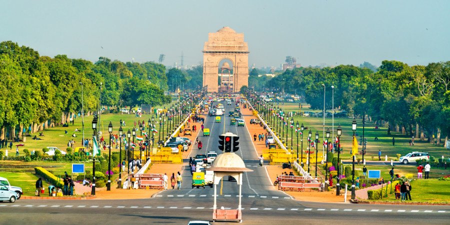 New Delhi: Il Rajpath Ceremonial Boulevard 