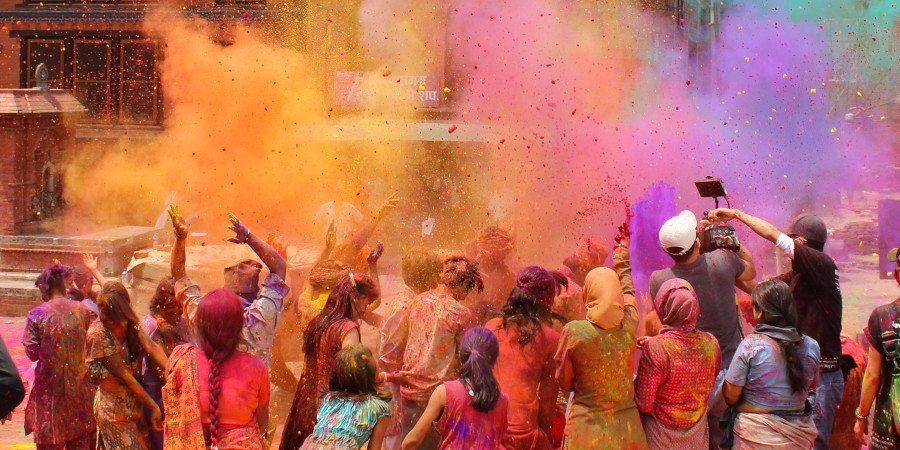 Holi Festival dei colori